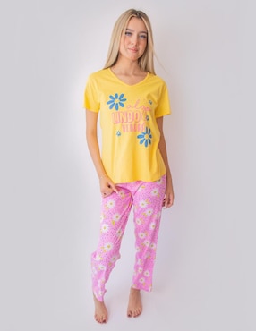 Conjunto Pijama Twins Para Mujer