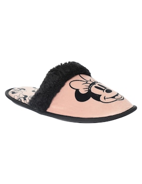 Pantufla Minnie Mouse Para Mujer