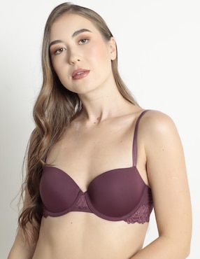 Brassiere Balconette Calvin Klein Con Copa Para Mujer