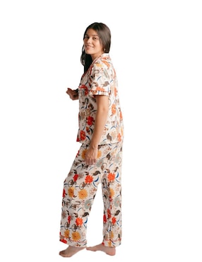 Conjunto pijama Ondas De Sueño lémur para mujer