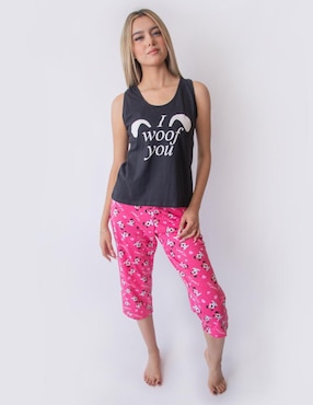 Conjunto Pijama Twins Para Mujer