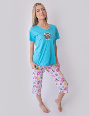 Conjunto Pijama Twins Para Mujer