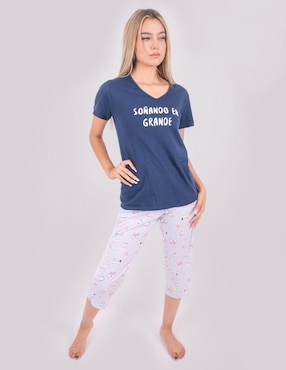 Conjunto Pijama Twins Para Mujer