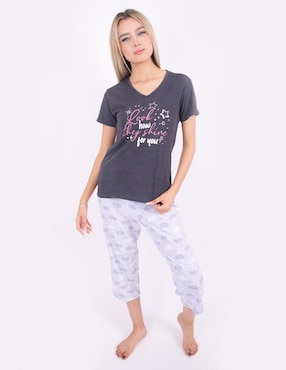 Conjunto Pijama Twins Para Mujer