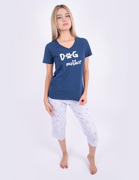 Conjunto Pijama Twins Para Mujer