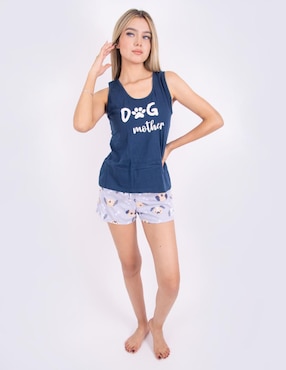 Conjunto pijama Twins para mujer