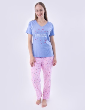 Conjunto Pijama Twins Para Mujer