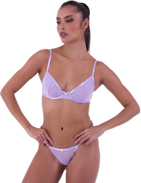 Conjunto De Bra Y Panty Femlautrec