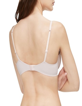 Brassiere balconette Calvin Klein media copa para mujer