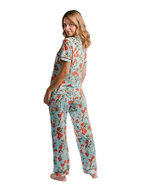 Conjunto pijama Ondas De Sueño cacatúas para mujer