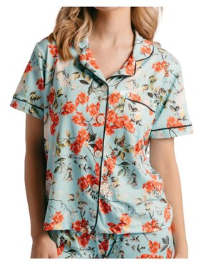 Conjunto pijama Ondas De Sueño cacatúas para mujer