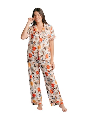 Conjunto pijama Ondas De Sueño lémur para mujer