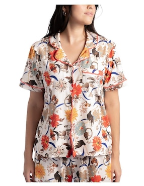 Conjunto pijama Ondas De Sueño lémur para mujer