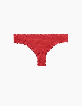 Tanga Aerie de algodón para mujer