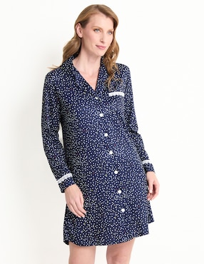 Camisón Parisinas Estampado Lunares