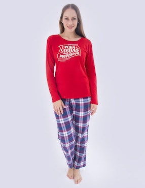 Conjunto Pijama Twins Para Mujer