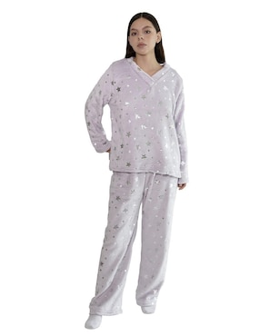 Conjunto Pijama Tesso Home Para Mujer