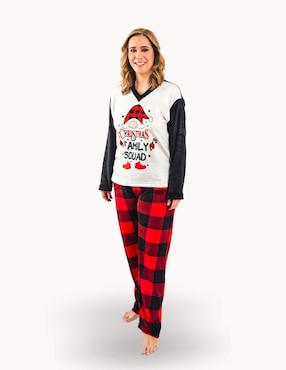 Conjunto Pijama Stuffy Family Squad En Navidad Para Mujer