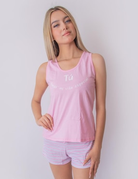 Conjunto Pijama Twins Para Mujer