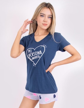 Conjunto Pijama Twins Para Mujer