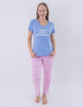 Conjunto Pijama Twins Para Mujer