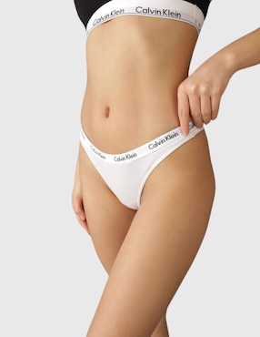 Set Tanga Calvin Klein De Algodón Para Mujer