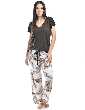 Conjunto Pijama Roman Fashion Para Mujer