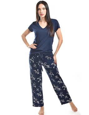 Conjunto Pijama Roman Fashion Para Mujer