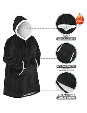 Sudadera con capucha y bolsa Agbox para mujer