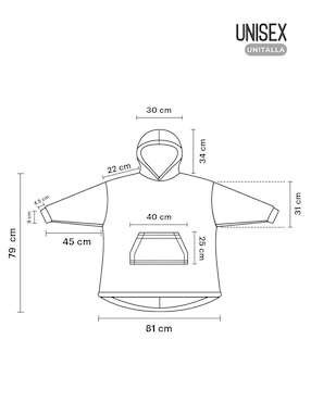 Sudadera con capucha y bolsa Agbox para mujer