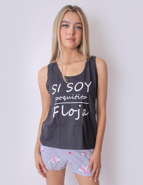 Conjunto Pijama Twins Para Mujer