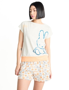 Conjunto Pijama Miffy Para Mujer