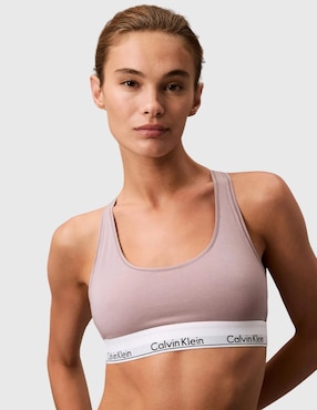 Bralette Calvin Klein Sin Copa Para Mujer