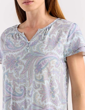 Camisón Polo Rl estampado étnico de algodón