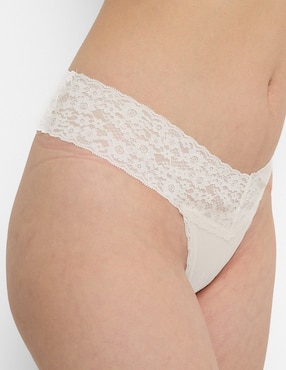 Tanga Aerie de algodón para mujer