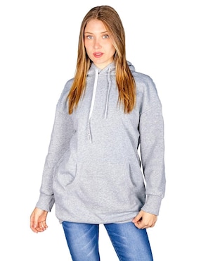 Sudadera Con Bolsillos Donut Para Mujer