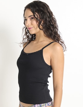 Top That's It escote medio tirante delgado