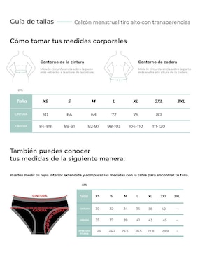 Panty menstrual Leflou flujo abundante