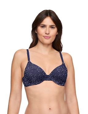 Brassiere demi Warner's copa preformada para mujer