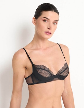 Brassiere balconette Calvin Klein con copa para mujer