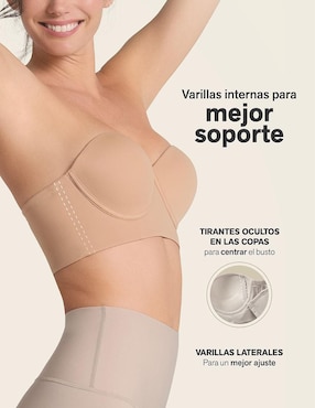 Brassiere balconette Leonisa copa push up para mujer