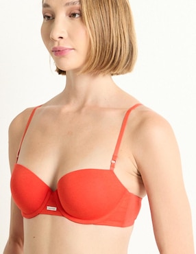 Brassiere demi Calvin Klein copa preformada para mujer