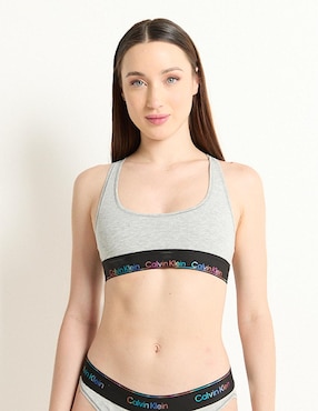 Top Calvin Klein escote cuadrado tirante espalda en T