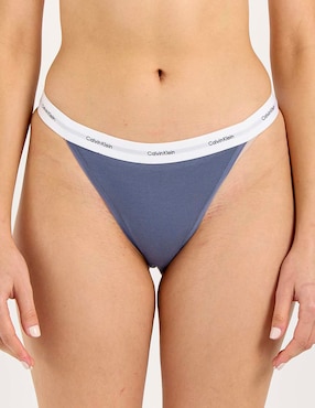 Tanga Calvin Klein de algodón para mujer