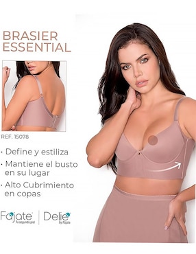 Faja tipo brassiere fajate con compresión media para mujer