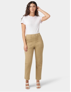 Legging Hue a la cintura con botones para mujer