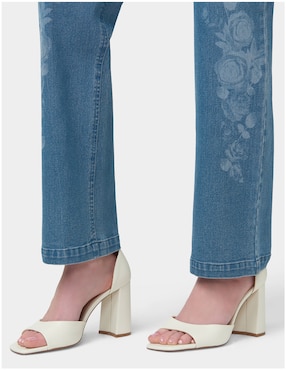 Legging HUE a la cintura con botón para mujer
