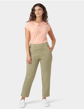 Legging Hue a la cintura con botón para mujer