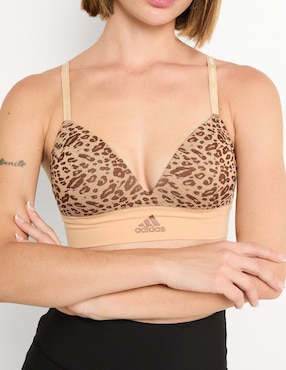 Brassiere peto medio Adidas con copa para mujer