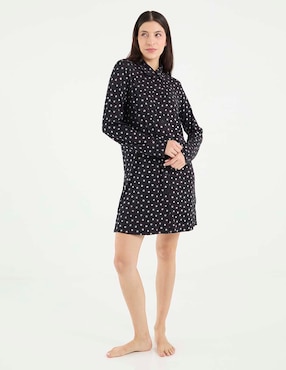 Camisón Map estampado lunares